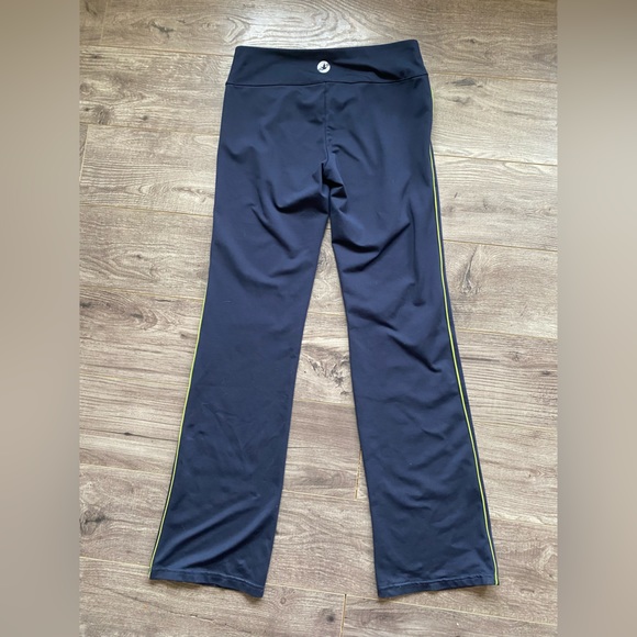 Aerie y2k vintage workout tank top and yoga pants navy blue w/ green detail - Picture 13 of 16